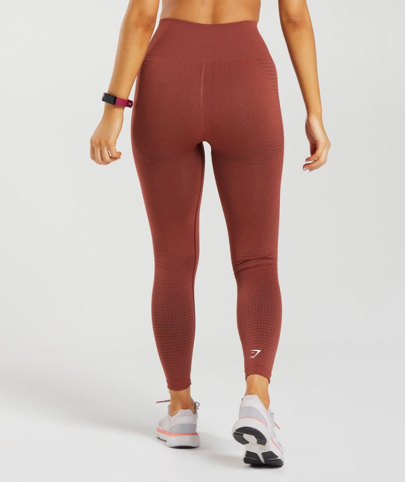 Legginsy Gymshark Vital Seamless 2.0 Damskie Brązowe | PL 803XQJ